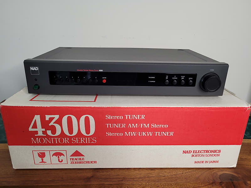 NAD 4300 Vintage Monitor Series Stereo Tuner Original Box Mint Rare  			