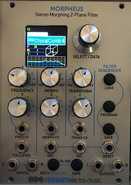 Rossum Electro-Music Morpheus Stereo Morphing Z-Plane Filter