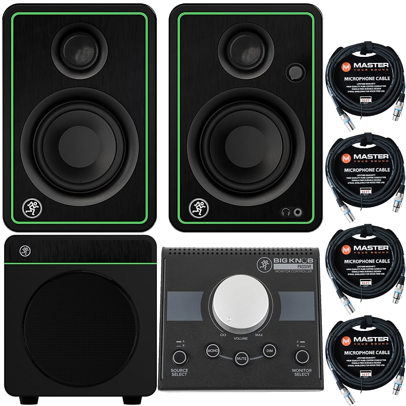 Mackie cr4 4 store inch monitor speakers