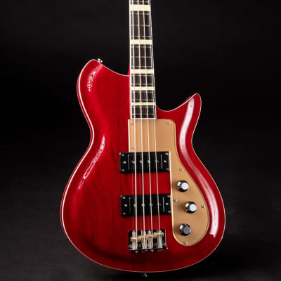 Rivolta COMBINATA BASS VII Chambered Mahogany Body Set Maple Neck 4-String Bass Guitar w/Soft Case image 1