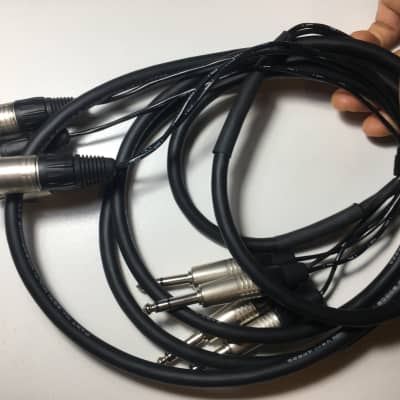 Mogami 4-Channel Xlr Snake Cable XLR 2in-2out 10ft length image 2