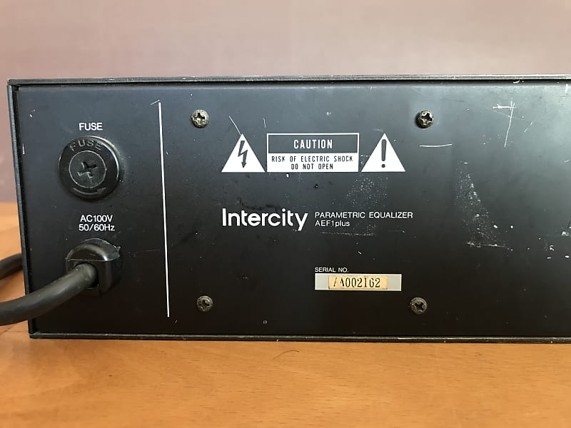 Intercity AEF1 Plus Parametric EQ Outboard Unit [Highly Rare Japanese  