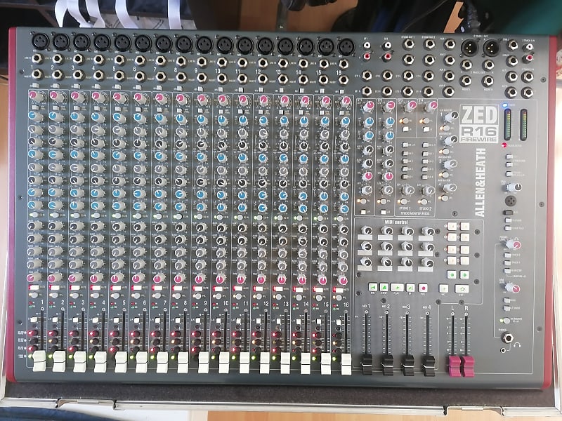 Allen & Heath ZED-R16 16-Channel Firewire Recording Mixer | Reverb