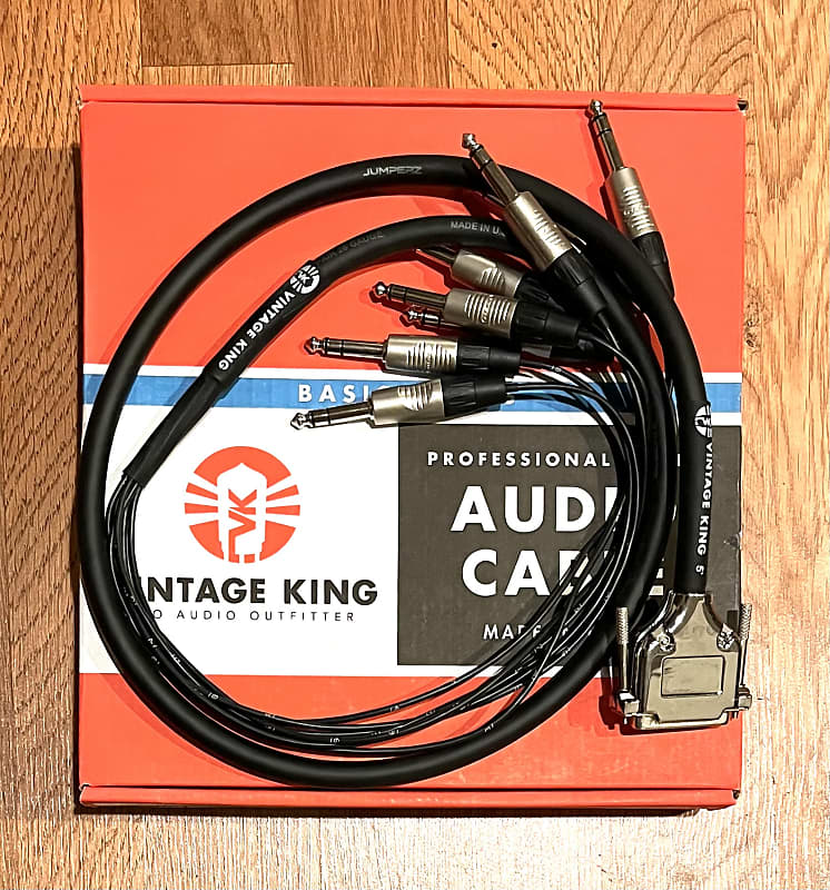 Vintage King DB25 to TRS 5 ft snake Basic Series Reverb