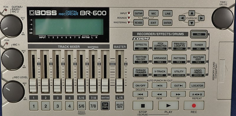 Boss BR-600 8-Track Digital Recorder Drum Machine w/ Original Box &  Accessories