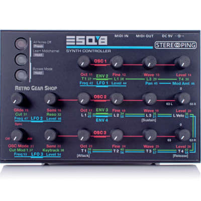 Stereoping CE-1 ESQ8 Midi Controller for Ensoniq ESQ SQ80 Rare Vintage Synth image 2