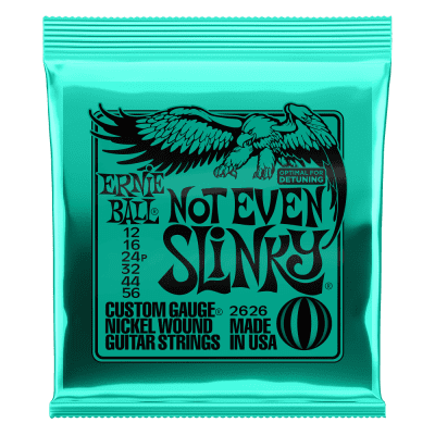Ernie Ball Not Even Slinky Electric Guitar Strings .012-.056 image 1