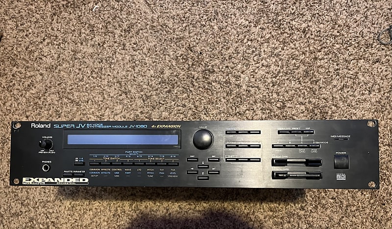 Roland JV-1080 64-Voice Synthesizer Module | Reverb
