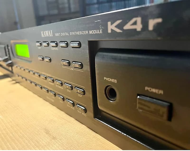 Kawai K4R K4 RACK MODULE 1989 MANUAL PSU BLACK 16 BIT weird