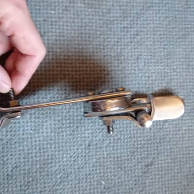 Japanese Bass Drum Rail Tom Mount Vintage 1960's Japanese Bass Drum Rail Tom Mount Vintage 1960's 60s - Chrome image 3