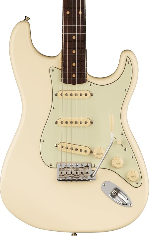 Fender American Vintage II 1961 Stratocaster Electric Guitar Rosewood Fingerboard, Olympic White image 1