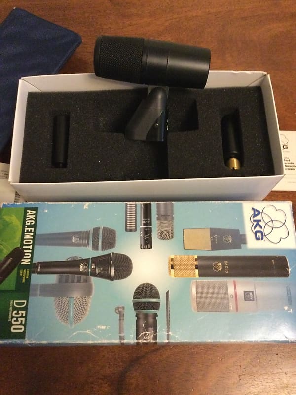 Akg D550 Black | Reverb