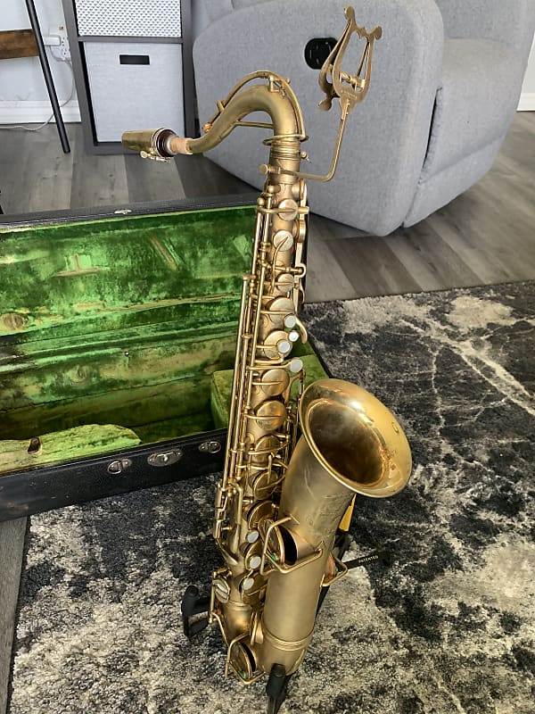 Frank Holton C melody Saxophone 1912 Brass Reverb