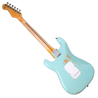 Fender Custom Shop Limited Edition 70th Anniversary 1954 Stratocaster Relic - Super Faded/Aged Daphne Blue - Electric Guitar NEW! image 8