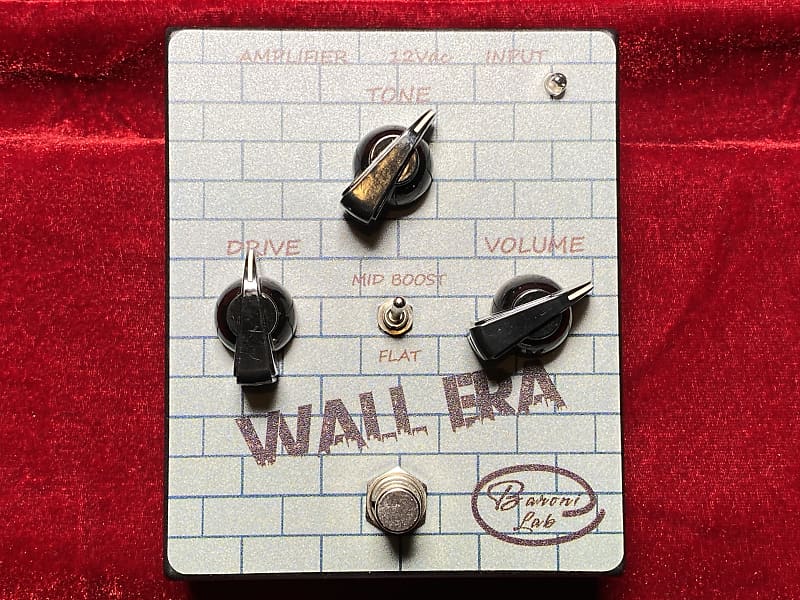 Baroni Lab Wall Era Pink Floyd David Gilmour Overdrive Pedal Reverb