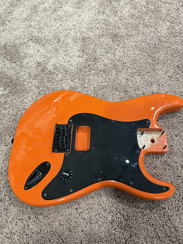 Squier Stratocaster Tom DeLonge Style Body Only - Custom | Reverb