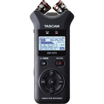 Tascam DR-07X Stereo Handheld Digital Recorder, USB Audio Interface DR07X image 2