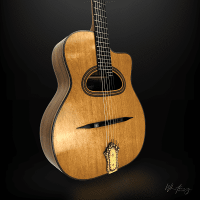 Whitney ‘Vagabond’ Grande Bouche Gypsy Guitar Selmer-style image 1