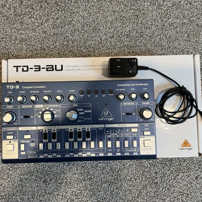 Behringer TD-3 Analog Bass Line Synthesizer 2019 - Present - Blue