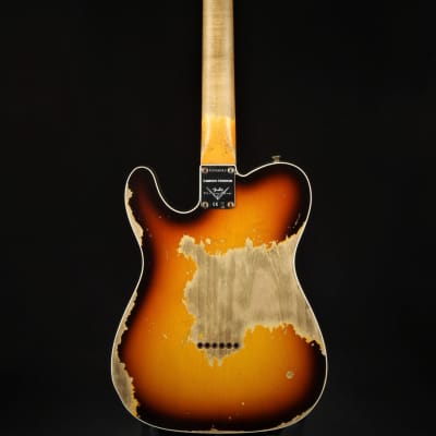 Fender Custom Shop LTD '59 Telecaster Custom Super Heavy Relic - Chocolate 3-Tone Sunburst image 4