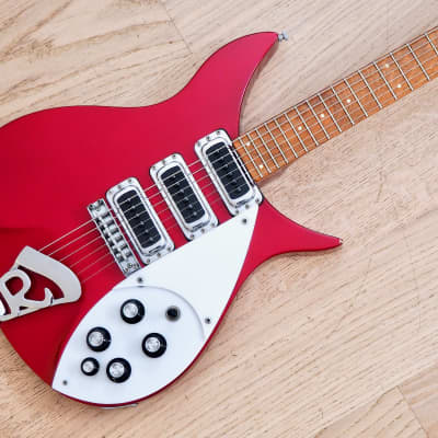 Rickenbackerタイププレート 1987 Rickenbacker 350 Ruby Red Custom Color Electric Guitar
