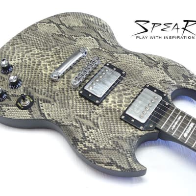 中古」エレキギターSPEAR S-100SS SNAKE SKIN SG 40,000円