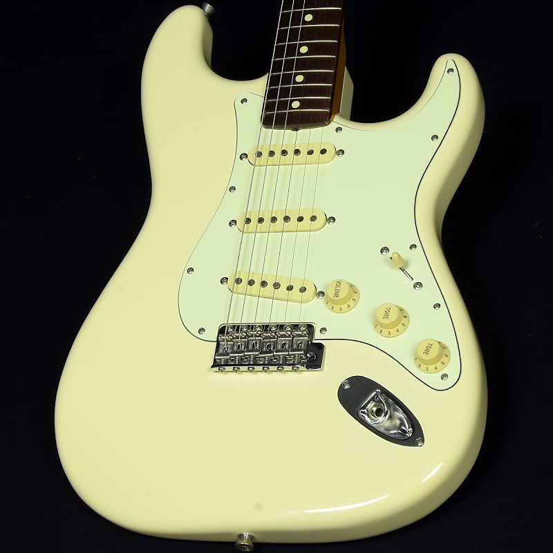 7350】 Squier by Fender Stratocaster 黄緑rizgt楽器 ...