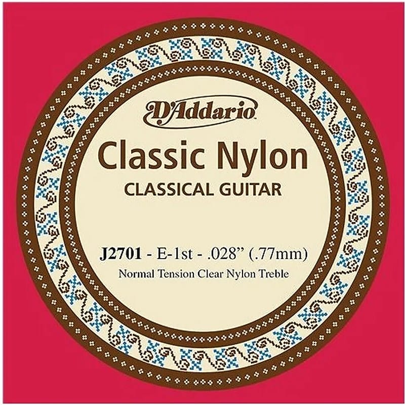 D'Addario J2701 Student Classics Nylon Single 1st String, Normal Tension, 28 image 1