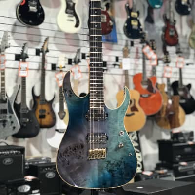 NEW 2020 Ibanez Premium RG6PPBFX - Tropical Seafloor w/ Gig Bag +Ship, Auth  Dealer | Reverb