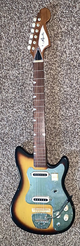 Vintage 1970s Apollo electric guitar made in Japan Ohsc image 1