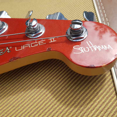Fender Stu Hamm Artist Series Signature Urge II Bass 1999 - 2007 - Bright Sapphire Metallic image 4