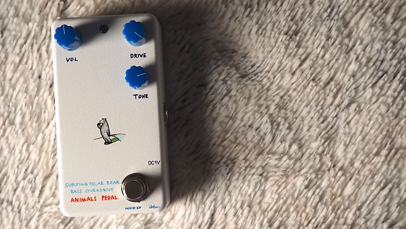 【10491】SURFING POLAR BEAR BASS OVERDRIVE Animals Pedal SURFING POLAR BEAR BASS OVERDRIVE MOD BY BJF