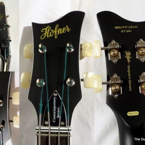 Hofner HCT-500 Contemporary Limited Run Violin Bass 2015 Matte Black Unplayed image 11