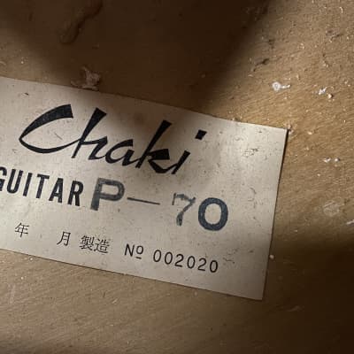 Chaki P-70 Handmade In Japan Rare! 1970’s image 21