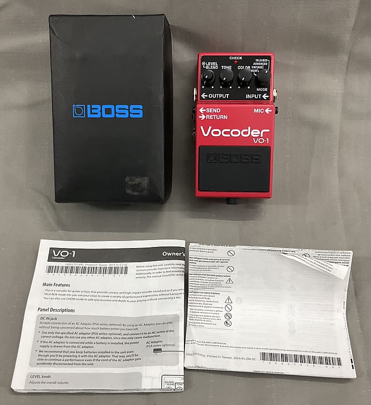 Boss VO-1 Vocoder