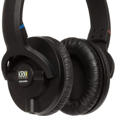 KRK KNS 6402 Studio Mixing/Mastering Headphones, Black image 2