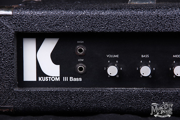 Kustom iii bass head hot sale