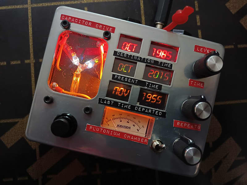 Spurr TT Delay Flux Capacitor Chromium Finish | Reverb Spurr TT Delay Flux Capacitor Chromium Finish | Reverb