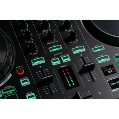 Roland DJ-202 Serato DJ Controller with KRK ROKIT RP5 G3 ACTIVE STUDIO MONITOR (PAIR) and RCA Cables image 9