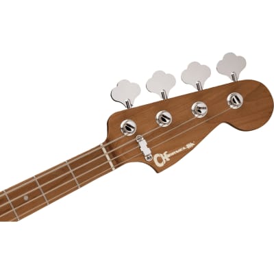 Charvel Pro-Mod San Dimas Bass PJ IV 4-String Bass Caramelized Maple Neck w/ Dimarzio Pickups - Platinum Pearl image 6