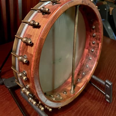 Doc Huff Custom Traditional Open Back Banjo with Exotic Hardwoods 2005 image 7