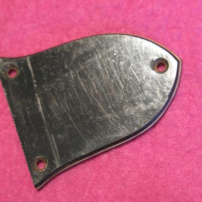 vintage 1960's large bell truss rod cover for teisco  conrad kawaii greco ibanez norma image 6