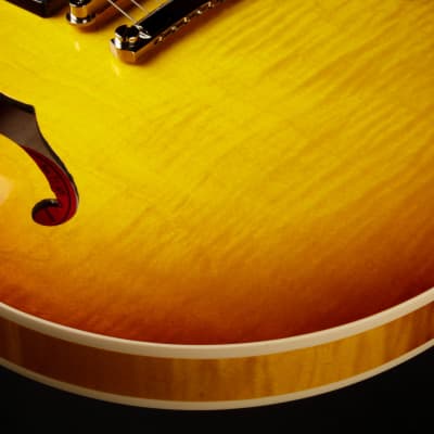 Gibson Custom Shop PSL '64 ES-335 Figured Reissue Gloss Golden Poppy Burst image 18
