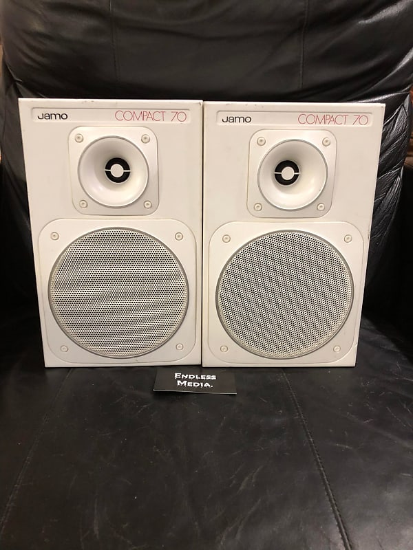 Jamo Compact 70 - White Bookshelf Speaker Pair Audiophile image 1
