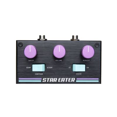 Pigtronix Star Eater All-Analog Dual Footswitch Super Jumbo Fuzz Pedal with Hunger, Volume, Sweep, Voice, and Contour Knobs image 5