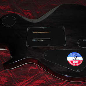 ESP LTD EC1000 FR Deluxe Electric Guitar See Thru Black EMG's Floyd Rose!! image 2