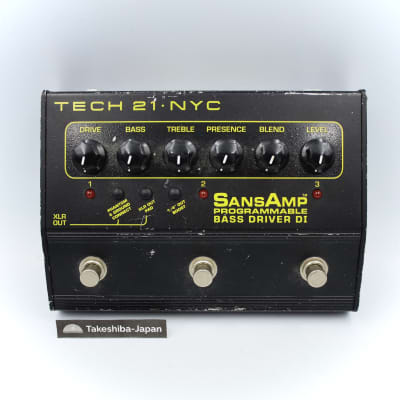 Tech 21 Sansamp Programmable Bass Driver | Reverb