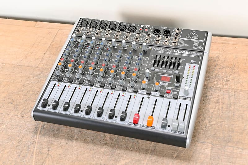 Behringer Xenyx X1222USB 16Input 2/2Bus Mixer with USB and Reverb