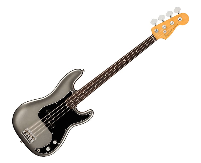 Used Fender American Professional II Precision Bass - Mercury w/ Rosewood FB image 1
