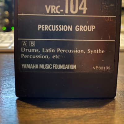 Yamaha DX7 Data ROM VRC-104 Percussion Group image 2